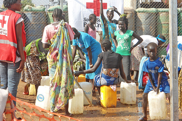 Wasserversorgung im Südsudan für Geflüchtete aus dem Sudan 