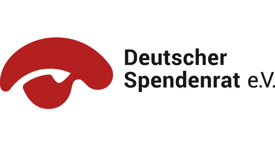 Abgebildet ist das Logo des Deutschen Spendenrats e.V. auf der linken Seite, sowie rechts der Schriftzug "Deutscher Spendenrat e.V."