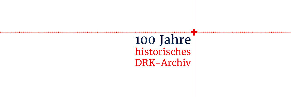 Grafik zum Jubiläum des historischen DRK-Archivs