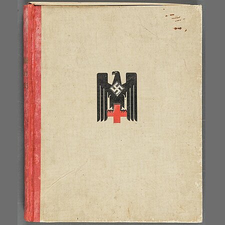 Album Eisernes Kreuz Titel eines Albums mit DRK-Logo der NS-Zeit