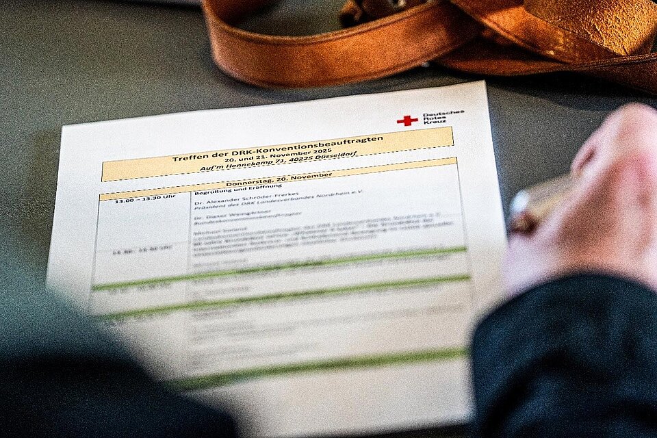 Treffen der Konventionsbeauftragten Nahaufnahme Tagungsordnung