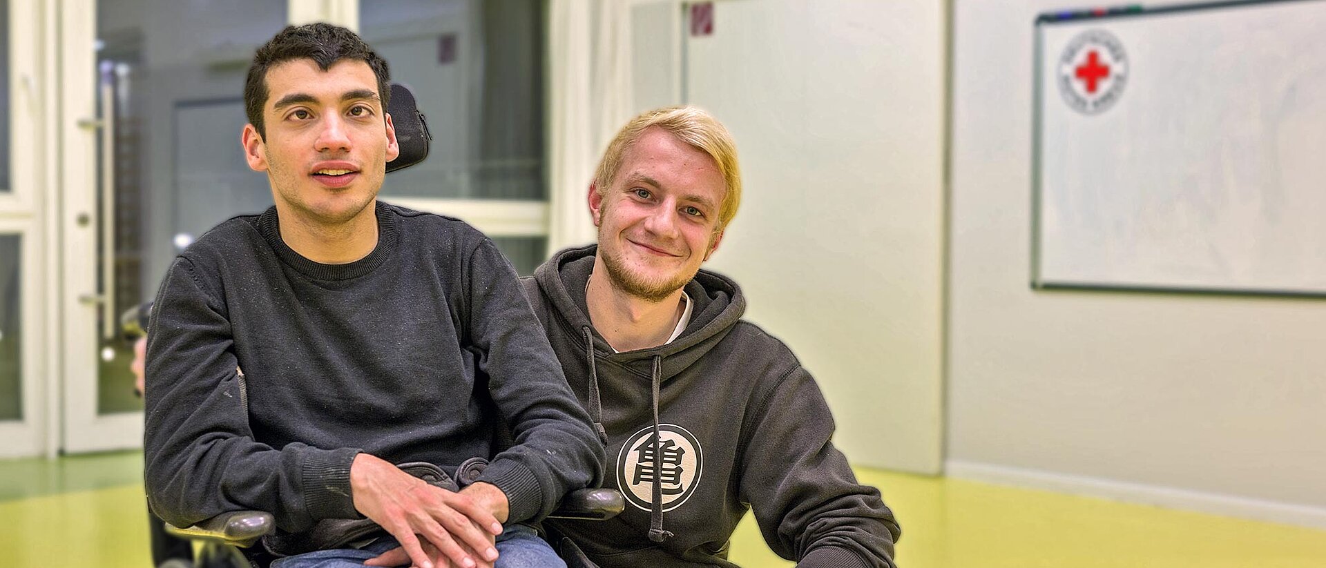 DRK-Integrations- und Therapiezentrum Patient mit Behinderung und Betreuer