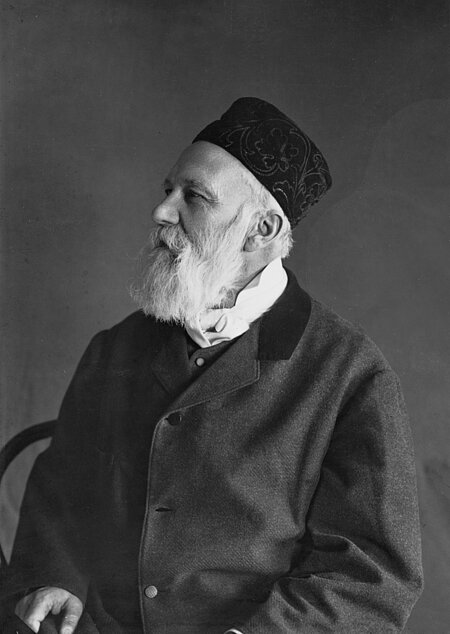 V-P-HIST-01068-11.JPG HISTOIRE DE LA CROIX-ROUGE,DUNANT HENRY,PORTRAIT